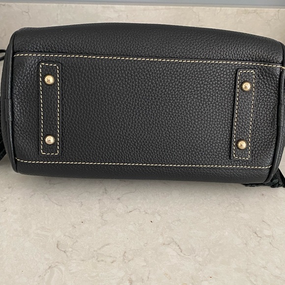 Dooney & Bourke Black Pebble Leather Tassel Shoulder Bag NWT - Picture 12 of 13